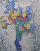 Цветочный ажур х.м. 90х70см. 2011    